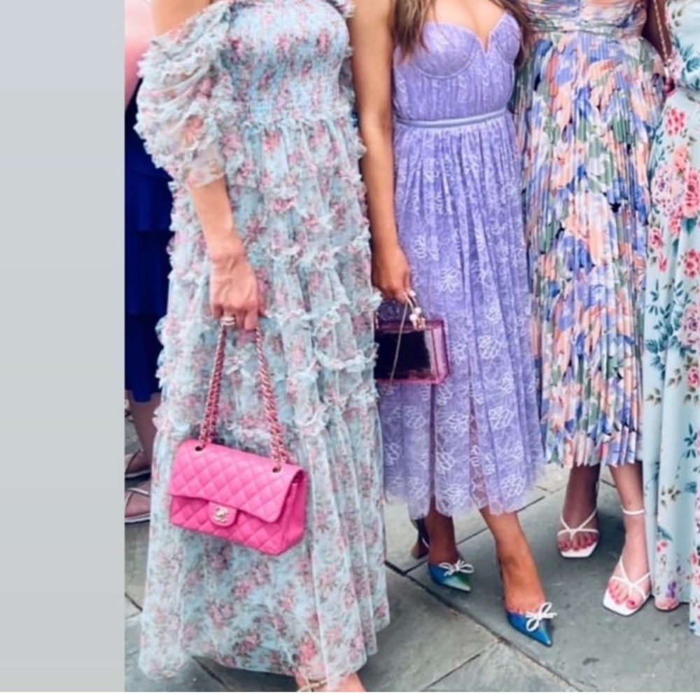 Beulah Style Floral Tulle Maxi Dress - Picture 12 of 12